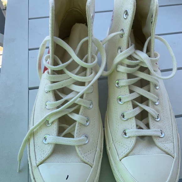 “Comme des garçons Play” sneakers aka cdg converse - Picture 3 of 11